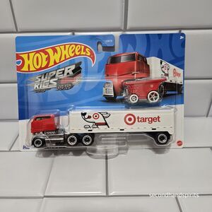 Hot Wheels Target Semi Bullseyes Big Rig Truck Trailer Super Rigs Cart